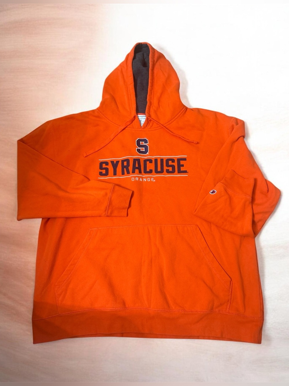 Champion Syracuse Orange Pullover Hoodie - Size 2XL